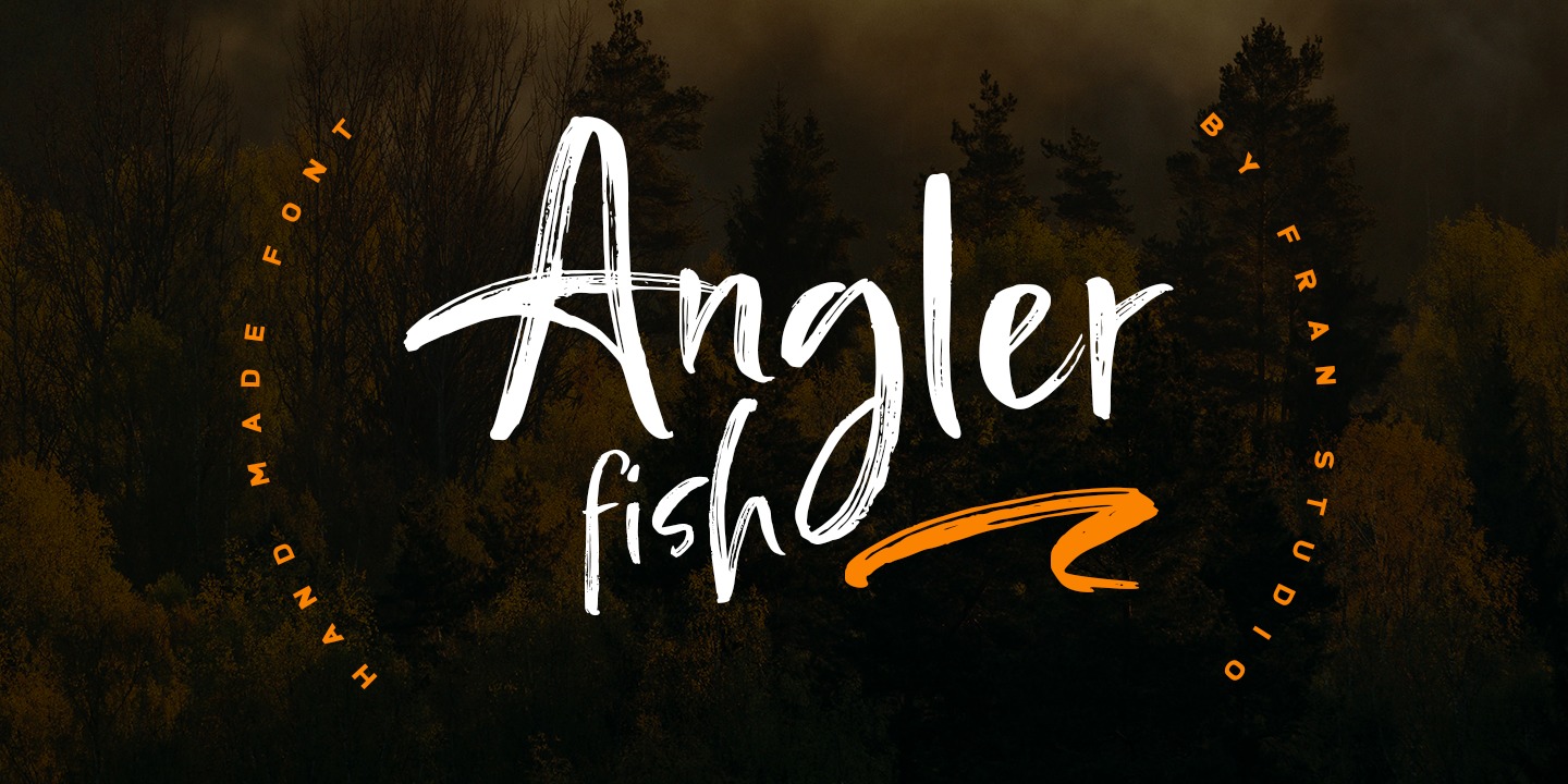 Ejemplo de fuente Angler Fish #1